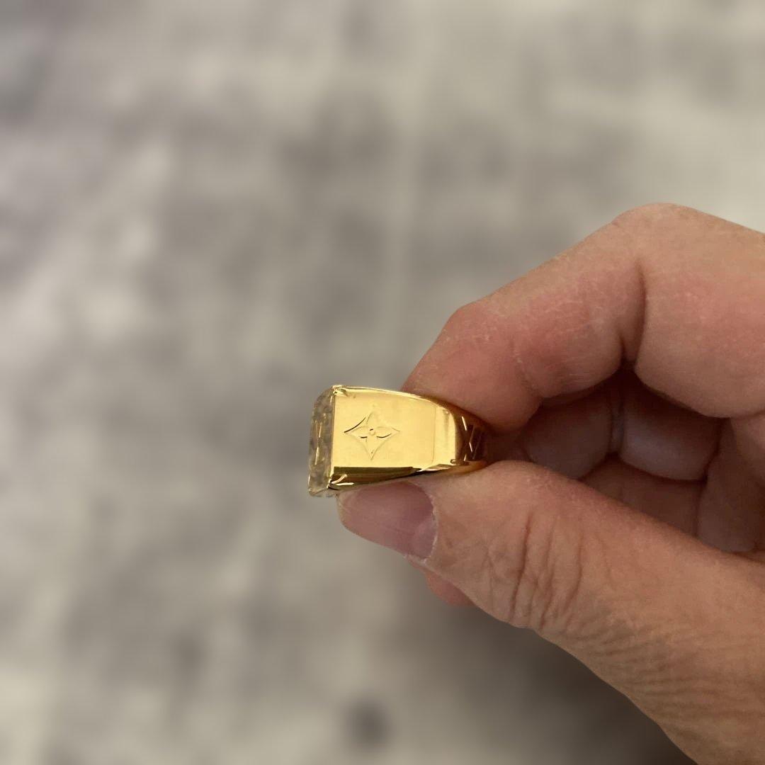 LOUIS VUITTON シグネットリング　モノグラム型番M80170