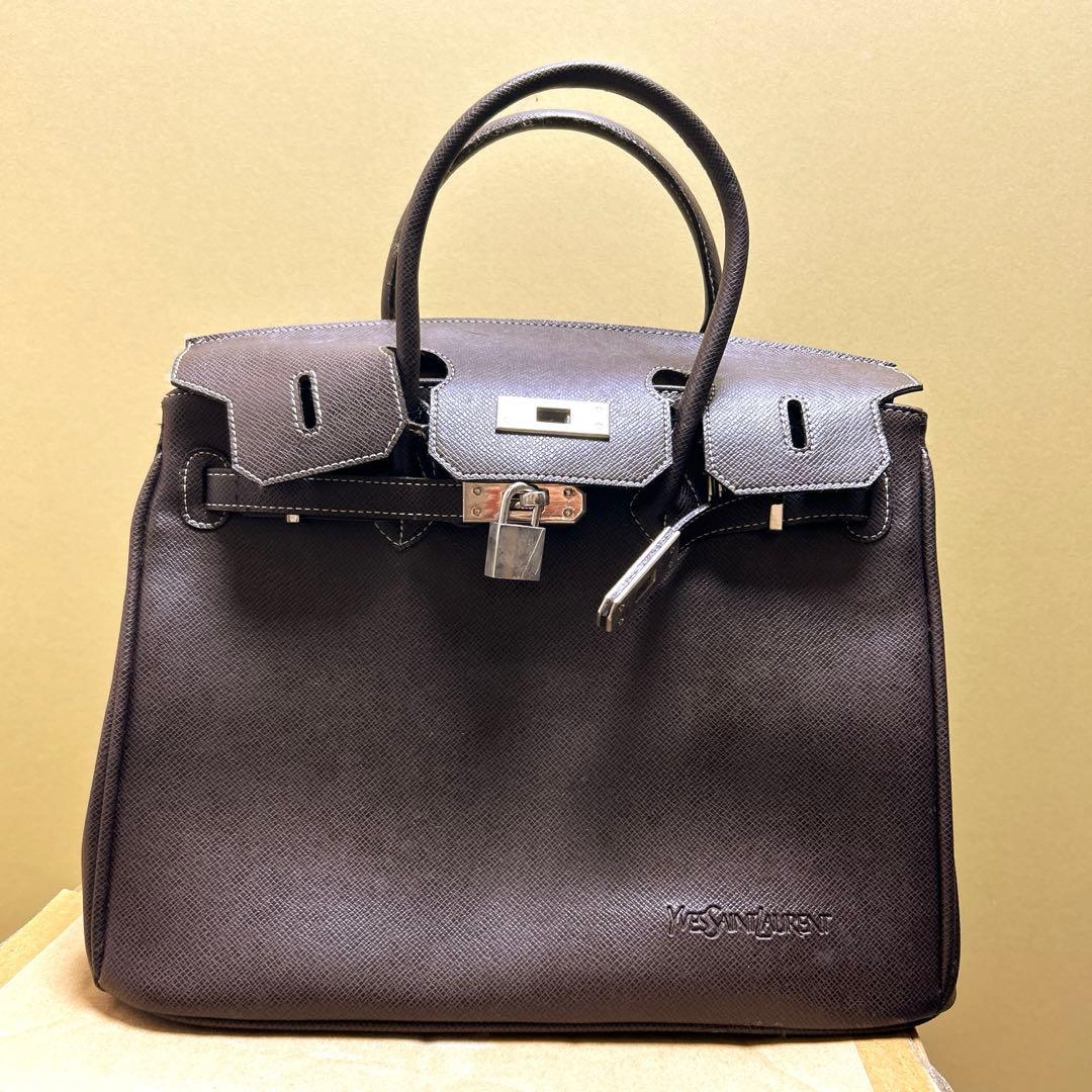 Yves Saint Laurent ブラウン ハンドバッグ