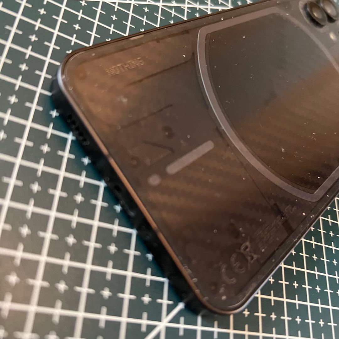 かなり綺麗　nothing phone 1 黒　12GB+256GB