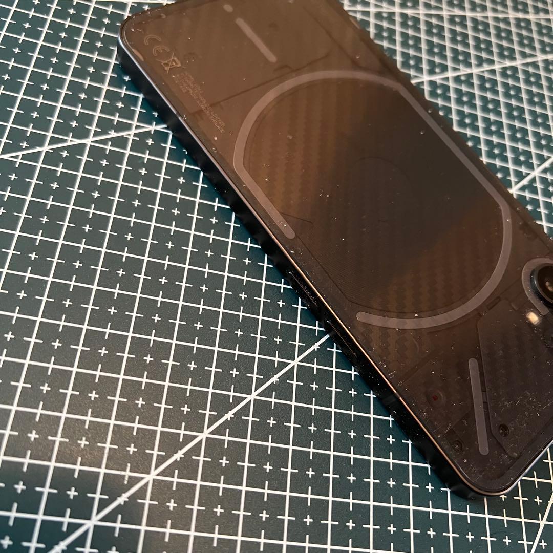 かなり綺麗　nothing phone 1 黒　12GB+256GB