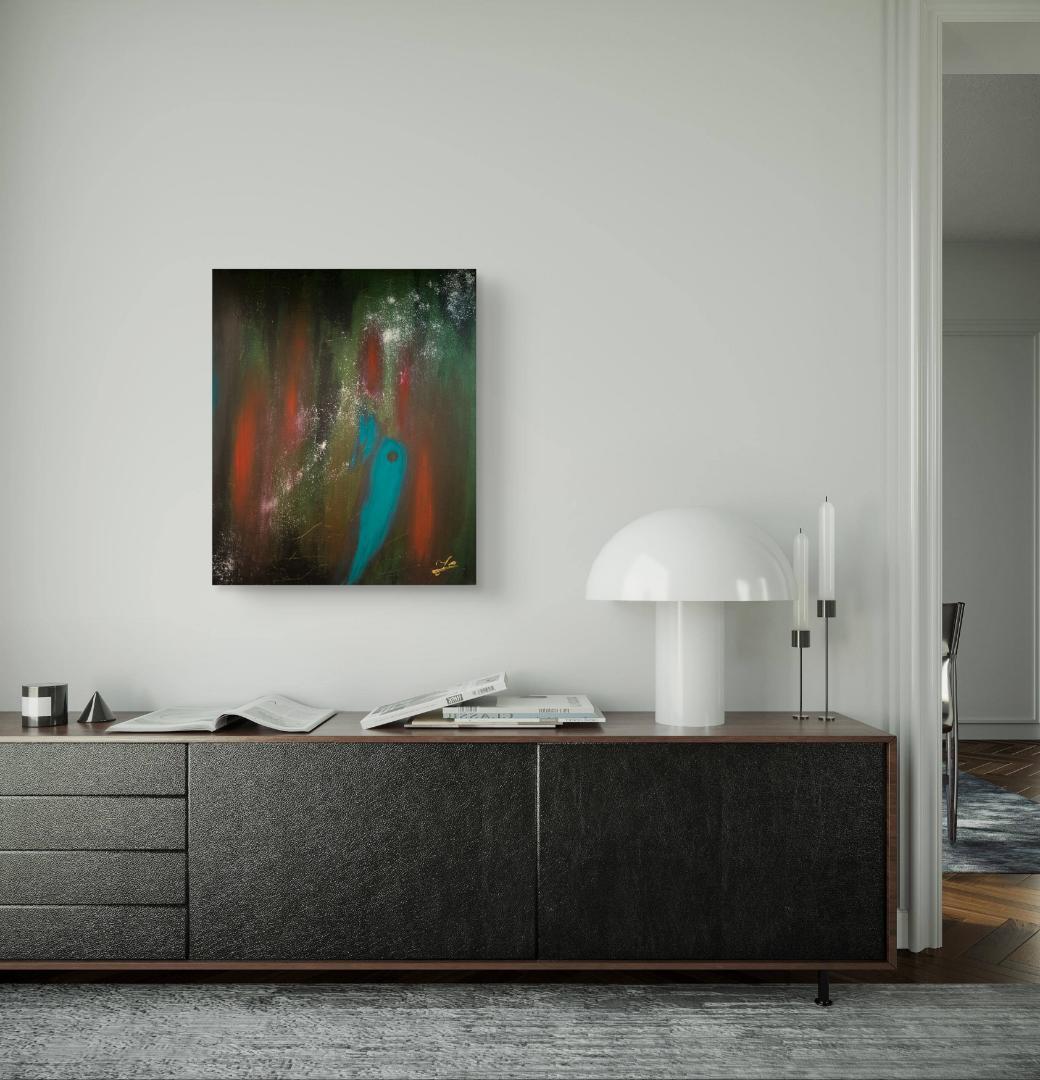 夢で見た絵/ 抽象画 キャンバス 46×38㎝ F8 原画1点のみ モダンアート