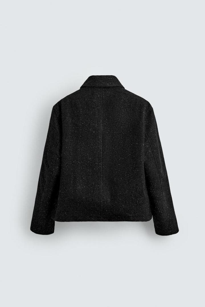 ZARA ザラ シャイニーテクスチャージャケット M