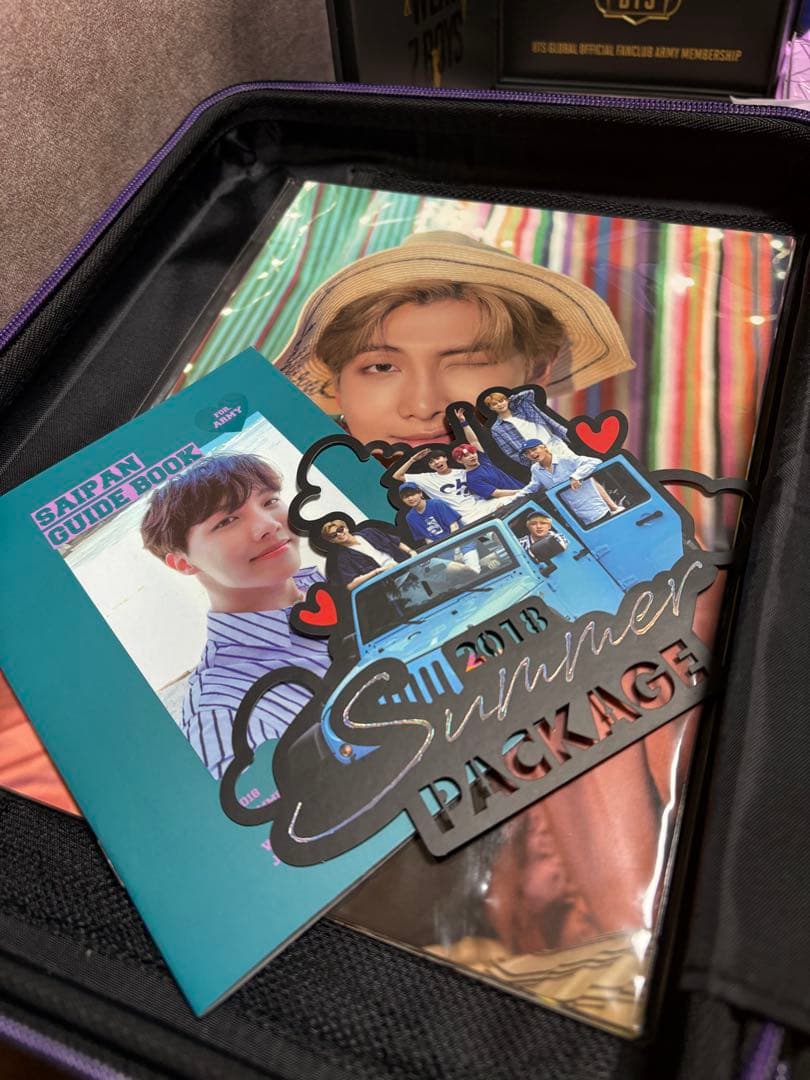 【パケ無300引】BTS ZIP MARCH BOX シーグリ　サマパケ　セット