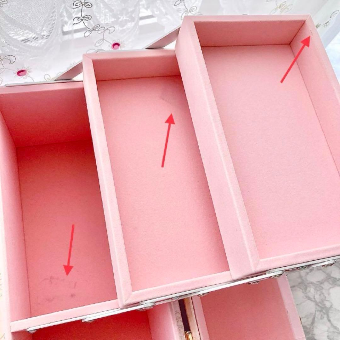 ❤️希少！ハローキティ メイクボックス 25th レトロ 収納 激レア 薔薇ピンク