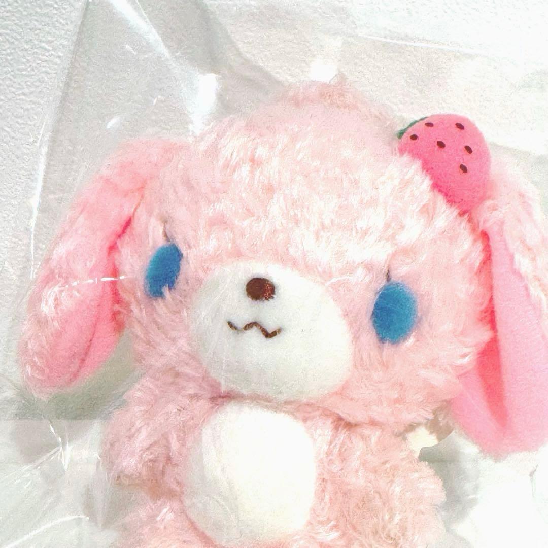 新品未使用★シュガーバニーズ ストロベリーうさ マスコットぬいぐるみ （タグ付）