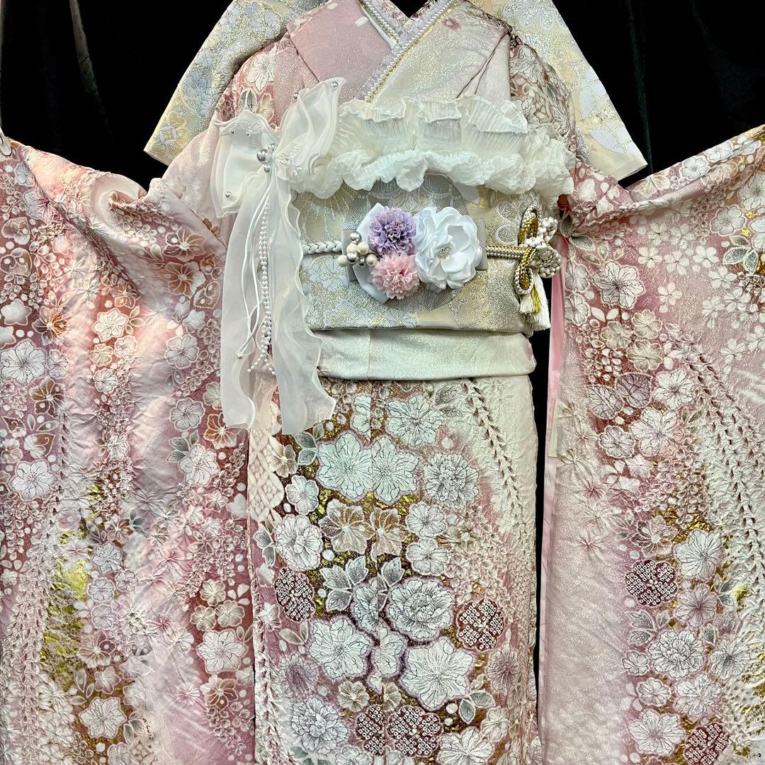 振袖フルセット■辻が花■花絞り■関芳新品オーダー■正絹■成人式振り袖