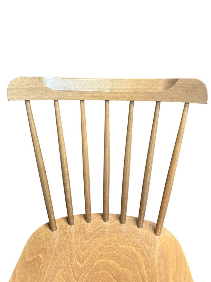 【2脚SET】美品 TON トン ウィンザーチェア カウンターチェアブラウン