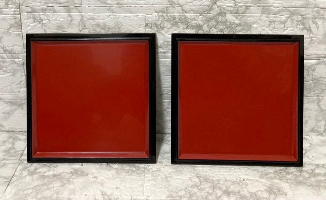 【未使用】輪島屋造 沈金師 水尻清甫 刻「輪島塗 四段重 台付」 共箱