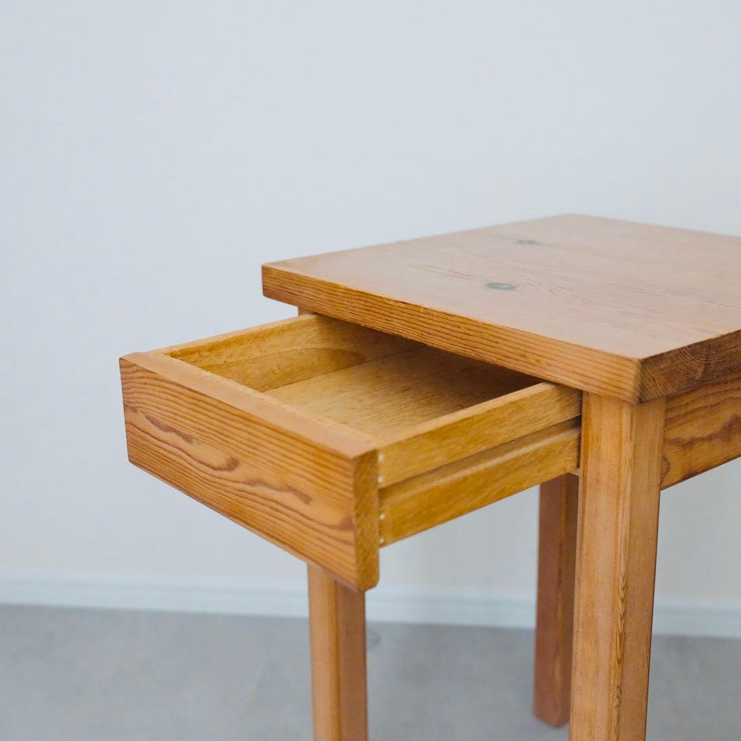 無印良品 ベッドサイドテーブル (引き出し付き) | 廃盤品