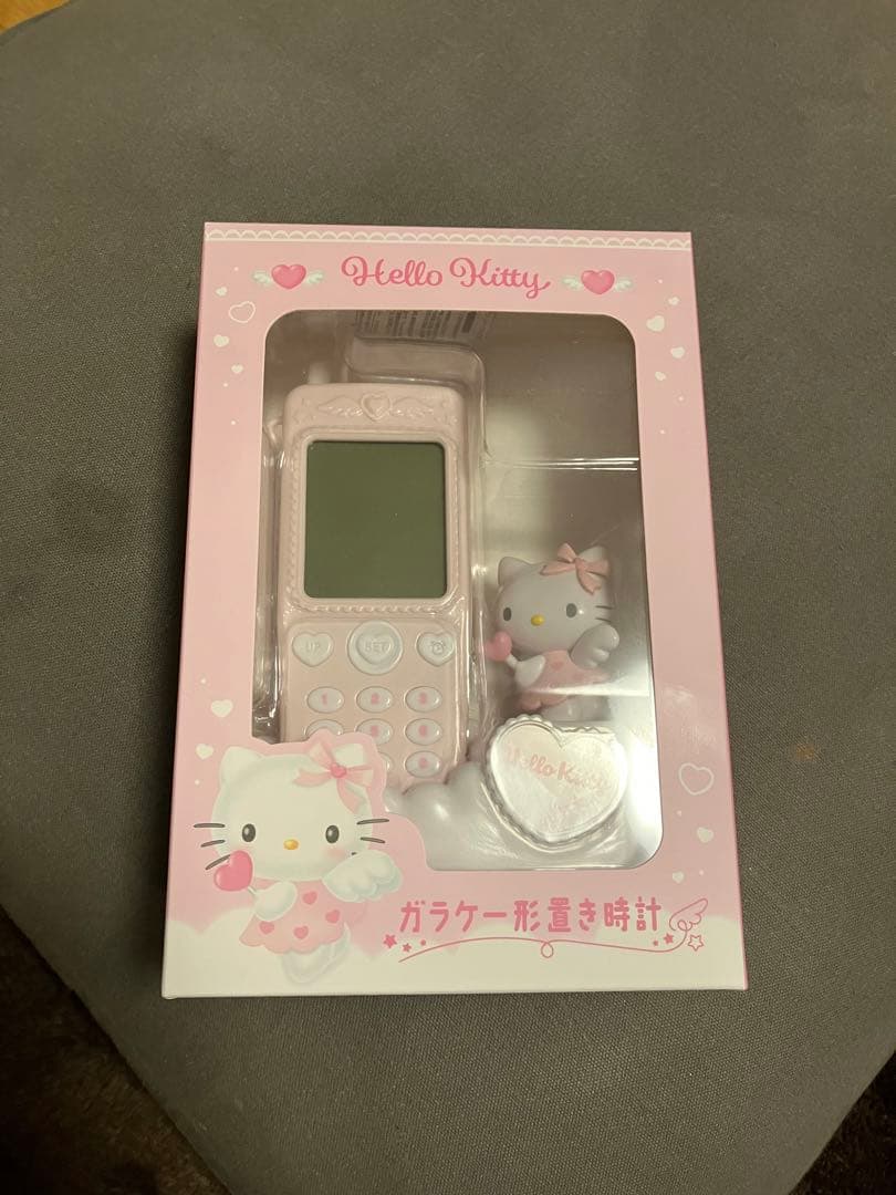 HELLO KITTY ハローキティ　ガラケー形置き時計　新品