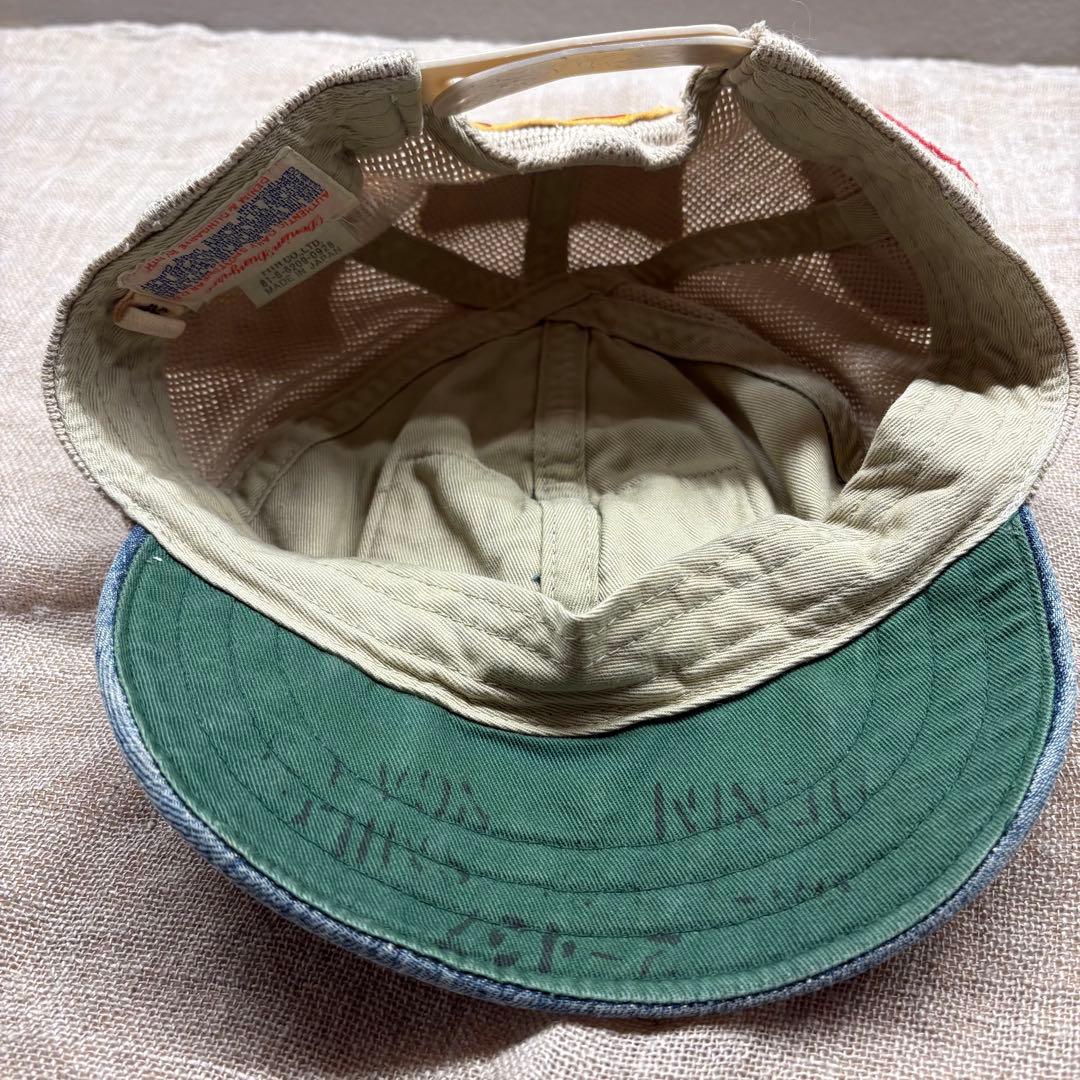 デニム&ダンガリー　ワッペン　パッチ　デニムメッシュキャップ　サイズ58