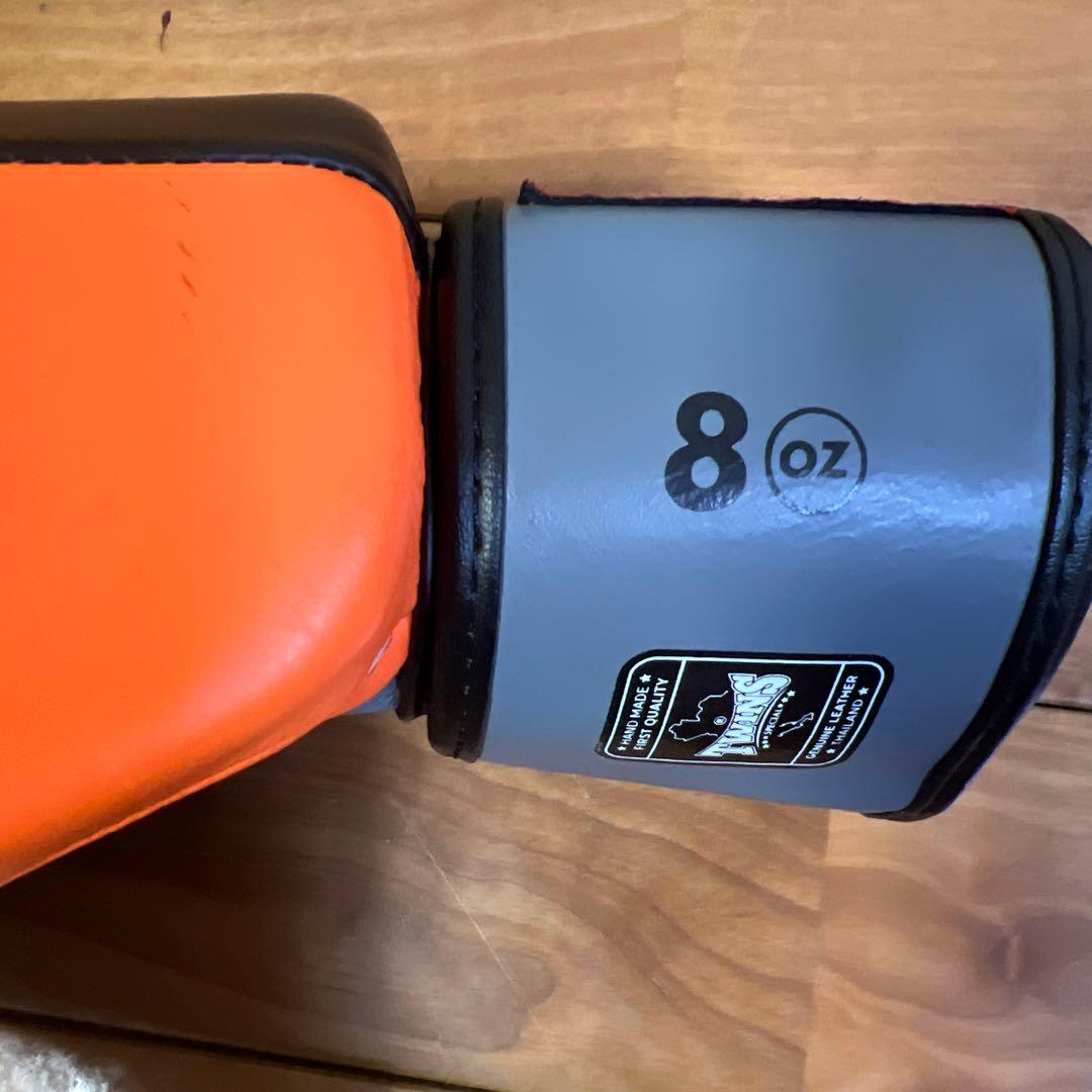 値下げ可能　限定色　8oz TWINS 本革　オレンジブラック