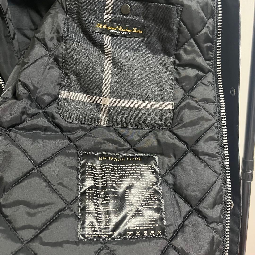 Barbour STRATHYRE WAX JACKETブラックジャケット S