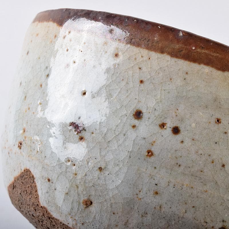 茶道具　唐津皮鯨茶碗　袱紗・時代箱付　V　R7954