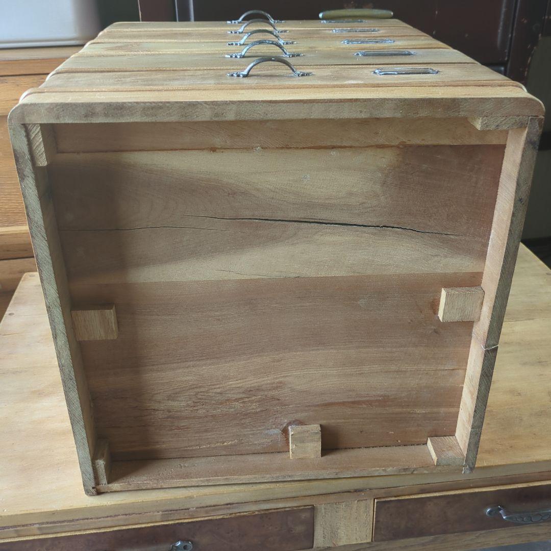 古道具　アンティークやや大きめ5段引き出し