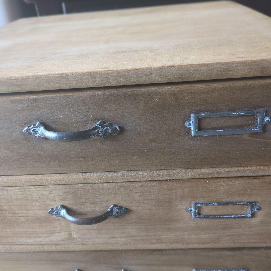 古道具　アンティークやや大きめ5段引き出し