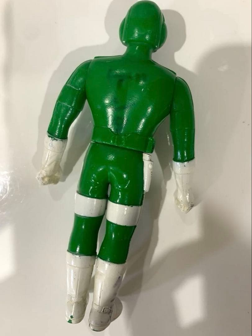 ⭐️希少⭐️超電子バイオマン⭐️アクアイガー　1984年製　ソフビ4体セット　バンダイ