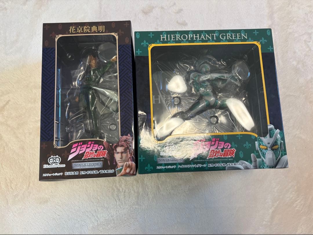 【未開封品】スタチューレジェンド 花京院典明 ハイエロファントグリーン2体セット