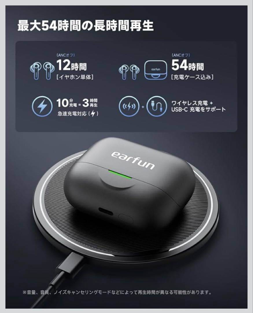 EarFun Air Pro 4+ plus ワイヤレスイヤホン