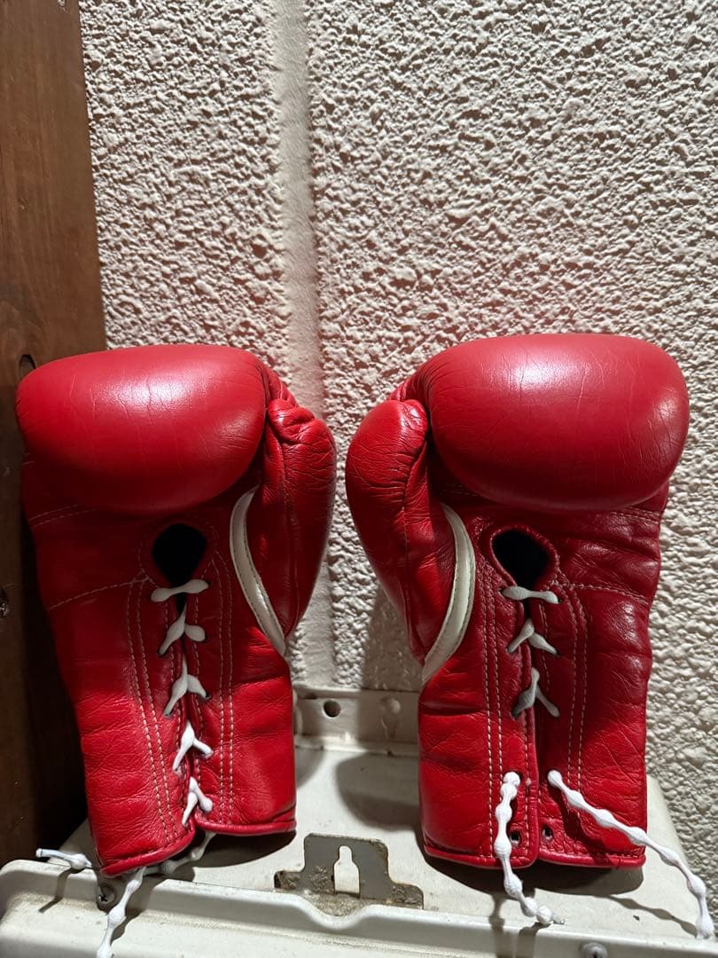 k*u様 ウイニング　winning ボクシンググローブ　赤　10オンス(oz)