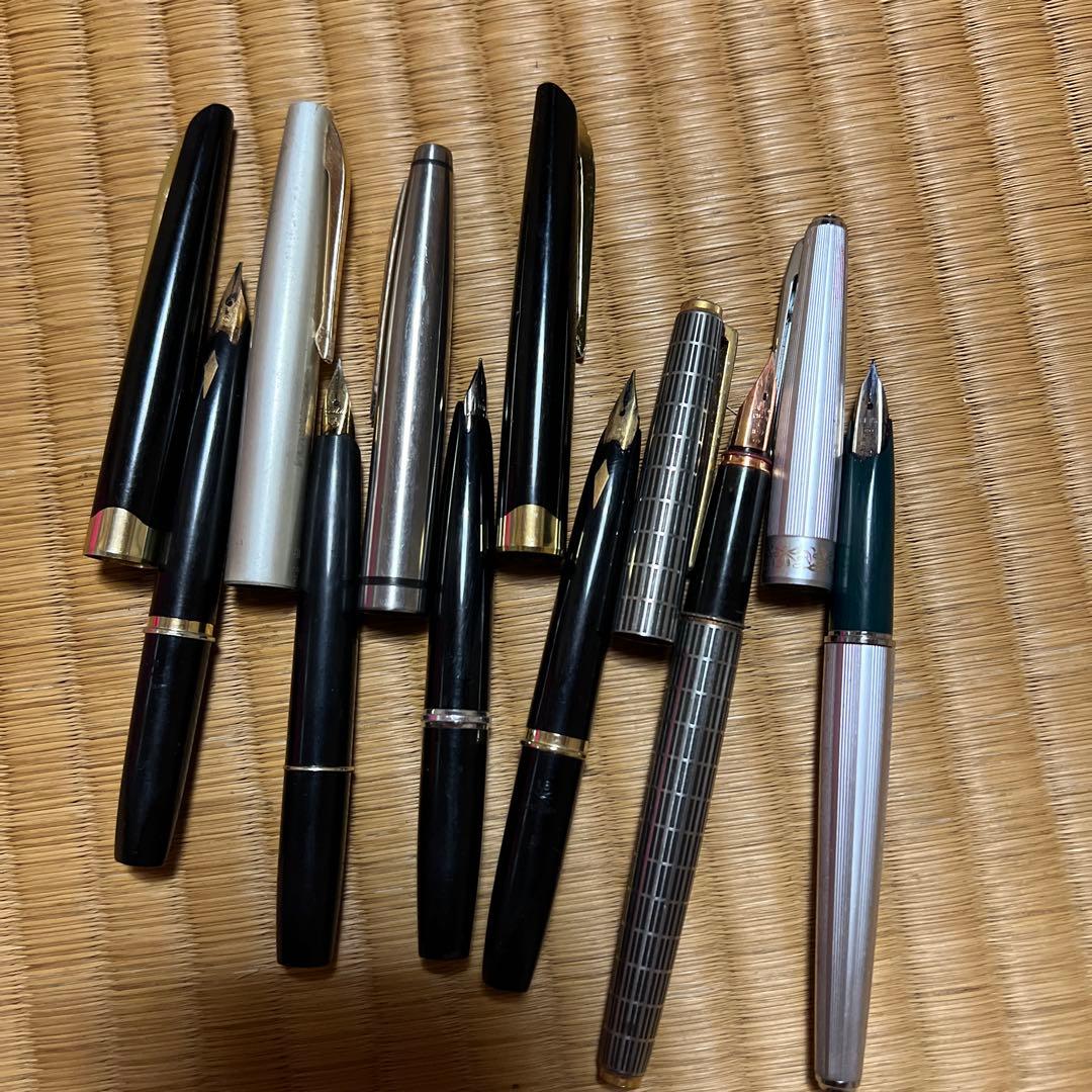 k18 万年筆　文房具　6本セット　k18wg