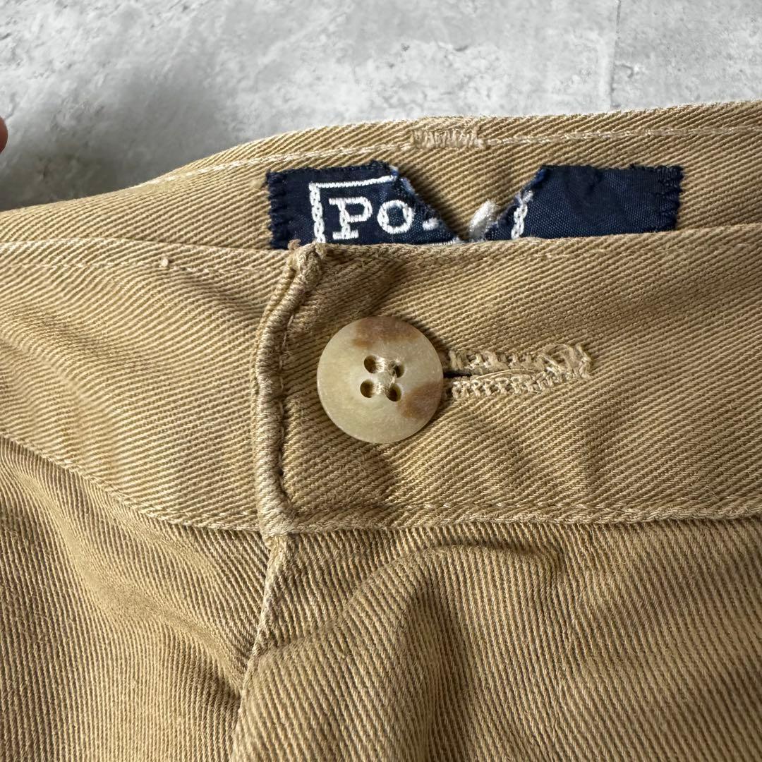 【初期型】 USA製 Ralph Lauren ポロチノ 2タック チノパン