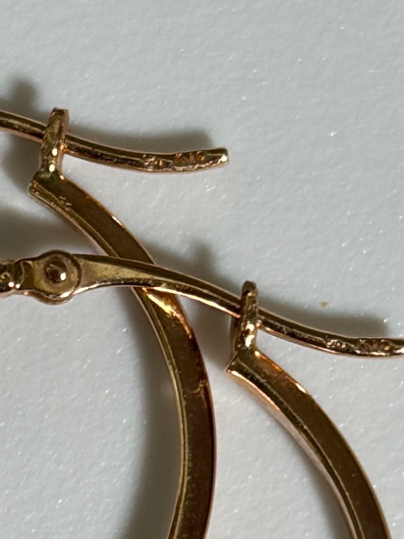 スタージュエリー ✨k10⭐︎フープピアスGOLD✨ギャランティカード有