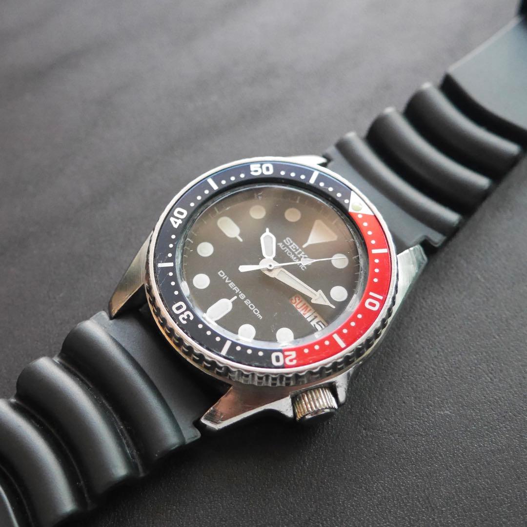 【OH済】セイコーダイバー 200m 希少ボーイズサイズ ペプシ