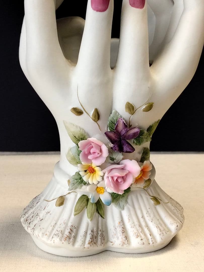 最終価格 1 /15まで・レフトン ・ハンドモチーフ・フラワーベース