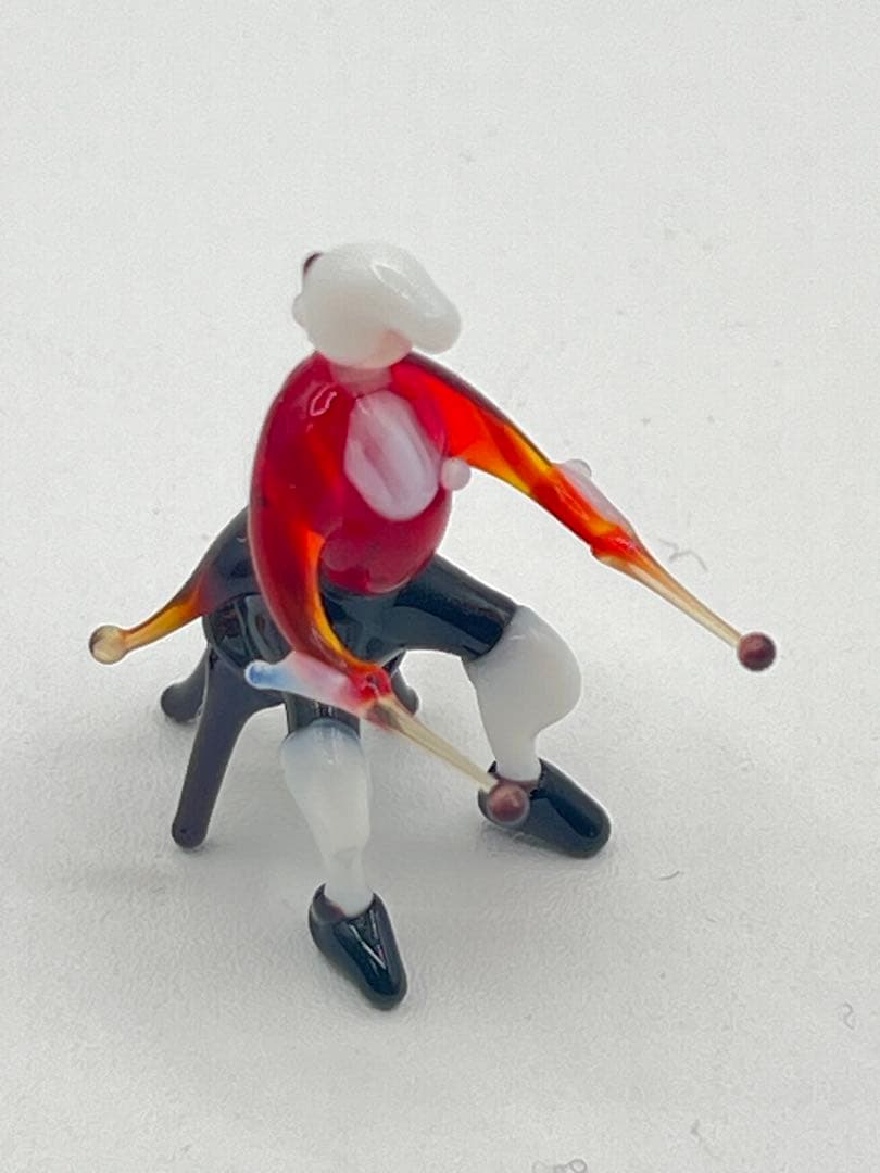 【オーケストラ　置物】ピアノコンチェルト　ガラス細工　台湾製　楽器