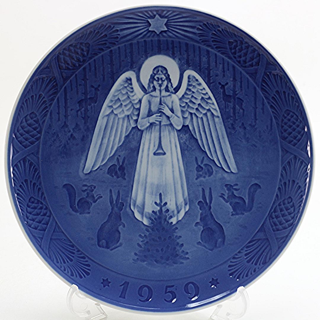 1959年 「クリスマスの夜」 イヤープレート ロイヤルコペンハーゲン 北欧陶器