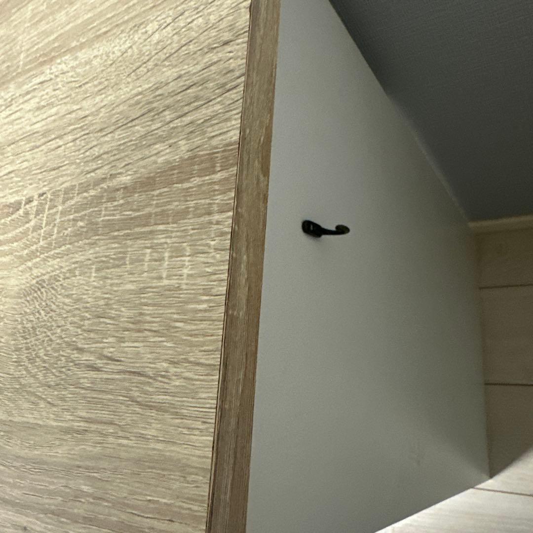 LOWYA(ロウヤ)パソコンデスクL字型、幅100cm、オーク/ホワイト