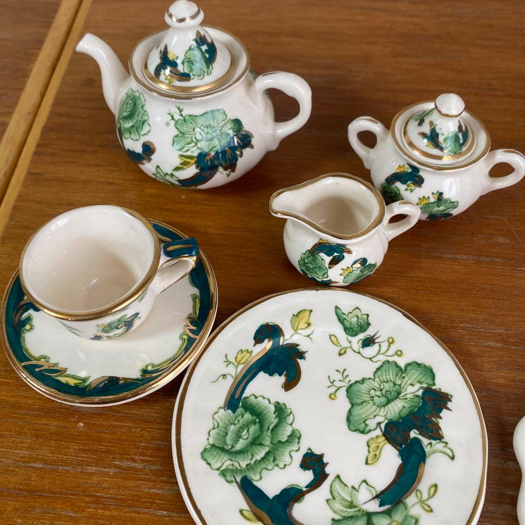 メイソンズ　シャルトリューズ　ミニチュア　ティーセット