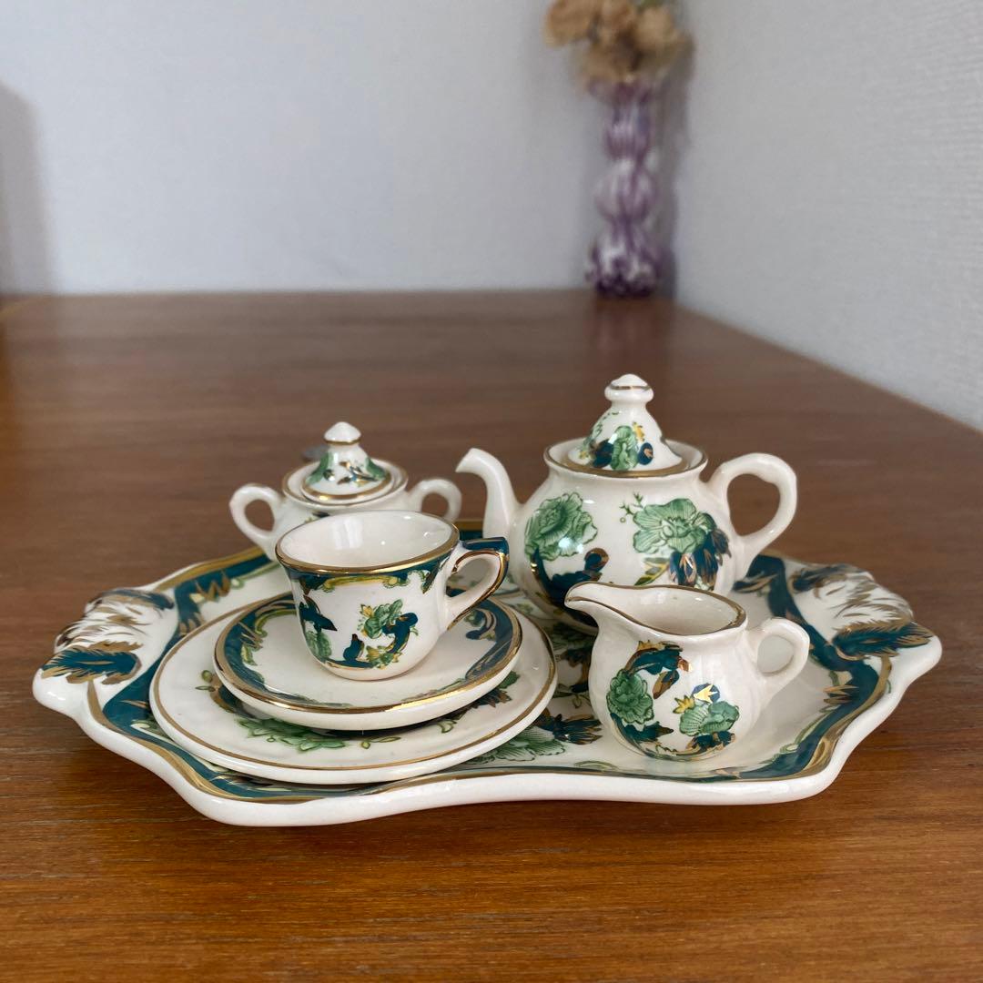 メイソンズ　シャルトリューズ　ミニチュア　ティーセット