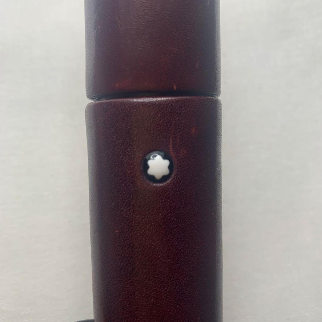 D*e様 MONTBLANC ペンケース　一本差　筆箱　本革