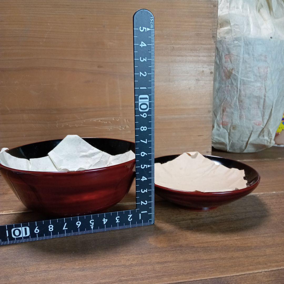 年代物　輪島塗　吸物椀拾客　久保田春太郎 F−316