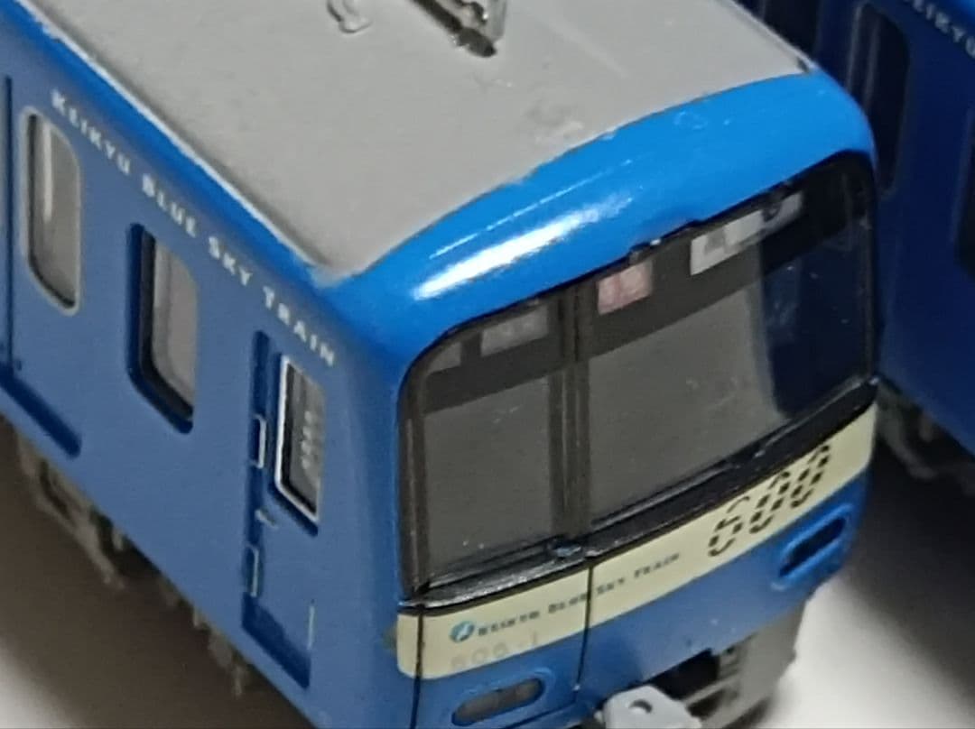 京急600形ブルースカイトレイン ジャンク扱い