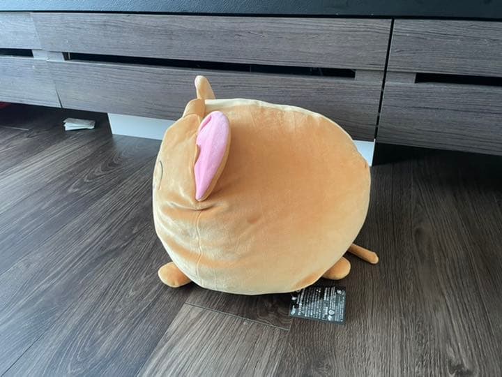 トムとジェリー　マシュマロ　寝そべり　BIGぬいぐるみ