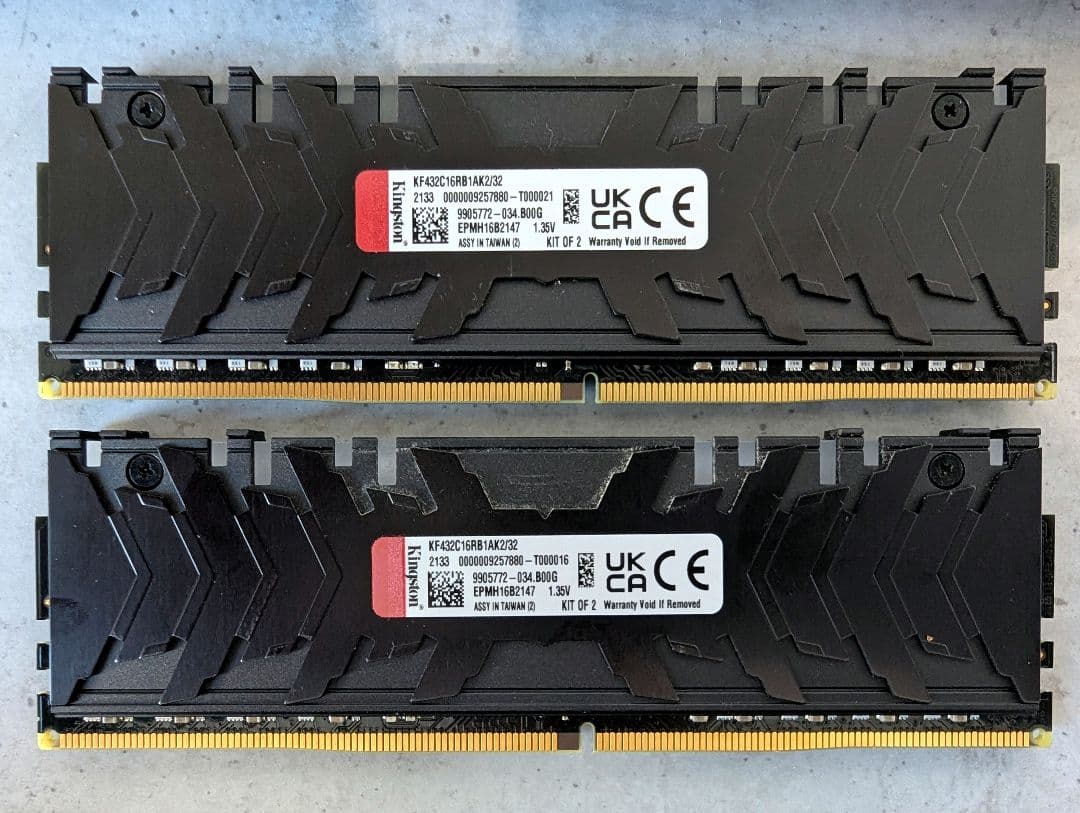 メモリー Kingston FURY DDR4 32GB (2x16GB) 3200MHz