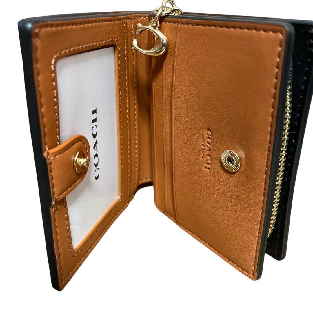 【新品】コーチ スナップウォレット コズミック シグネチャー レキシー