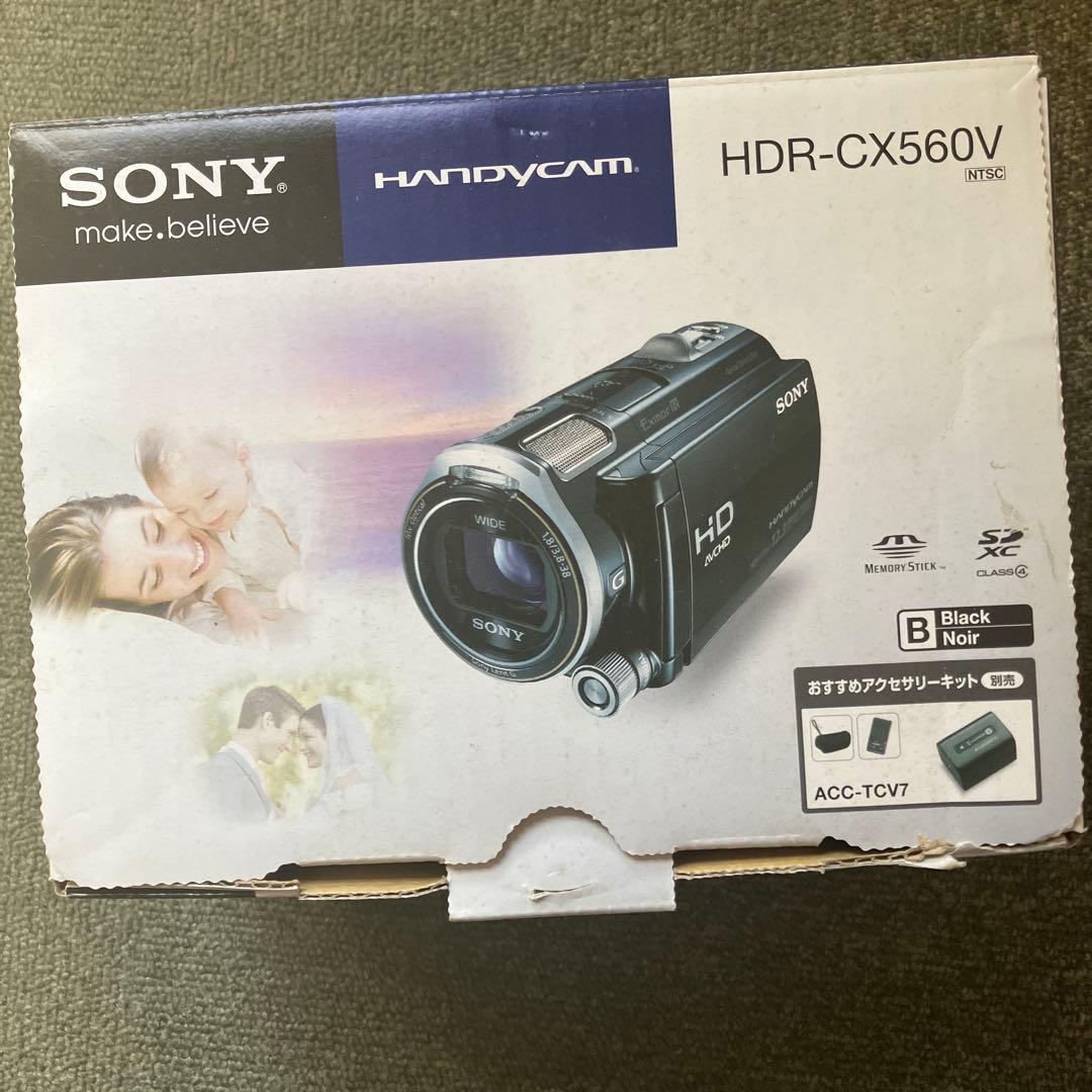 39SONYハンディカム HDR-CX560V 取り扱い説明書付き バリー