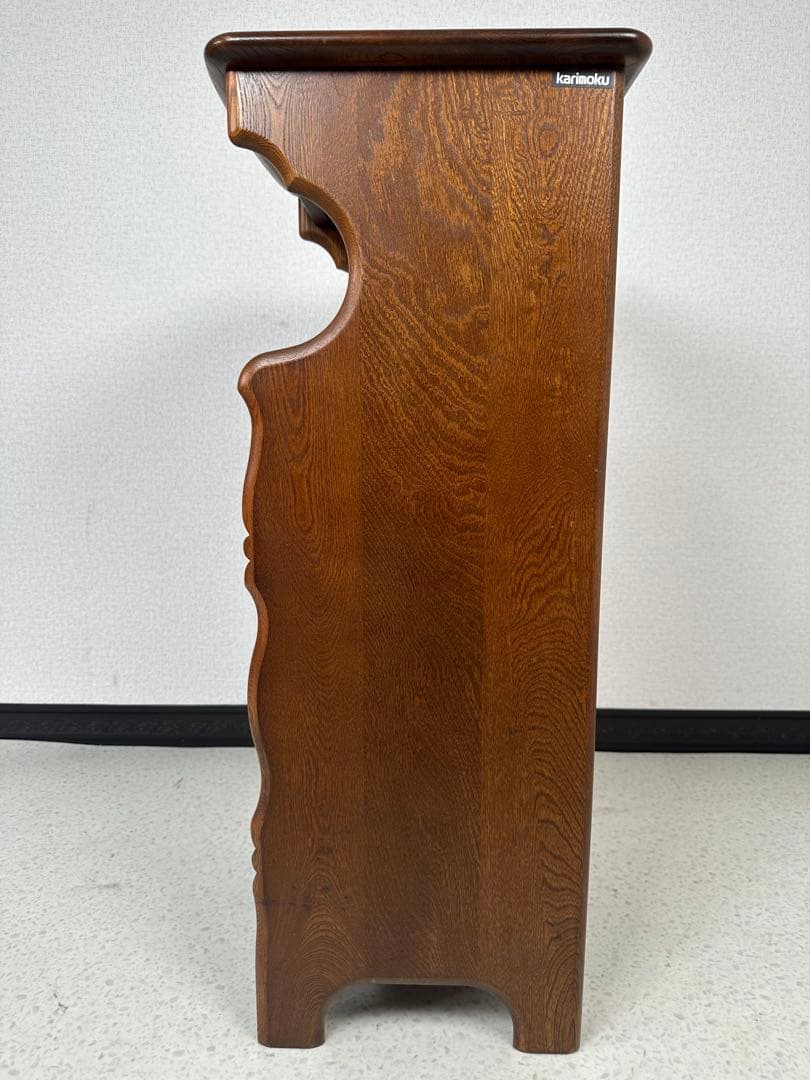 karimoku オールド カリモク コロニアル 電話台 花台 ※i4※
