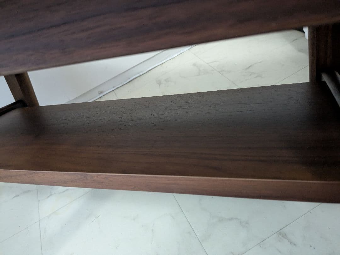 廃盤 unico NORDシリーズ ウォルナット ローテーブル