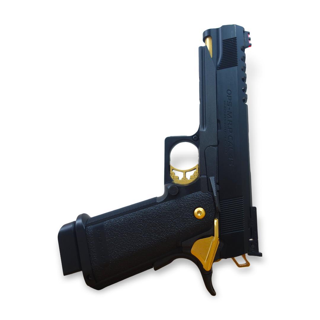 【美品】【カスタム】東京マルイ・ハイキャパ5.1　ゴールドマッチガスブローバック