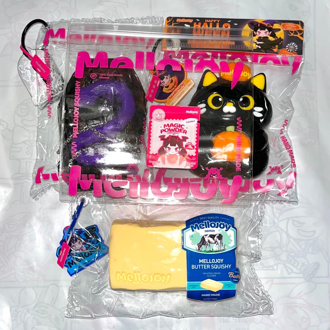 袋 パウダー付 スクイーズ mellojoy メロジョイ バター 夜の古城第2弾
