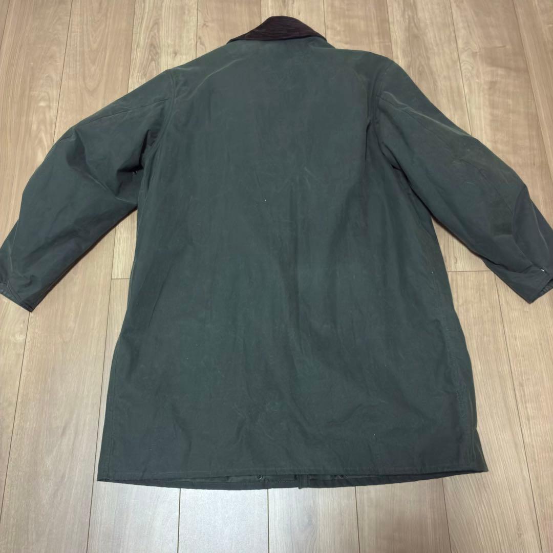 Barbour　OS BORDER　ワックスジャケット 40 オリーブ