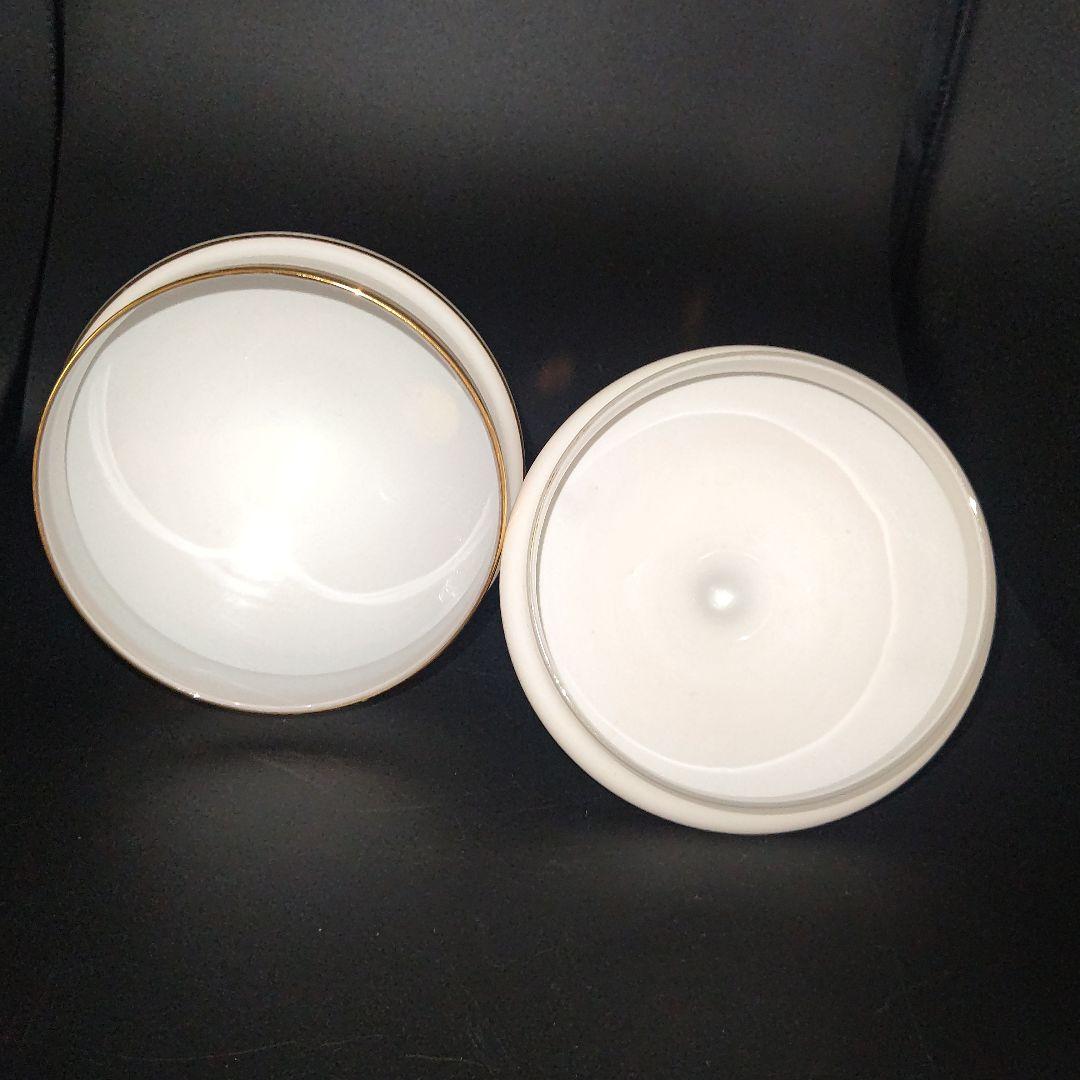 muranoヴェネチアンガラス18K装飾キャンディポット美品ハンドペイント