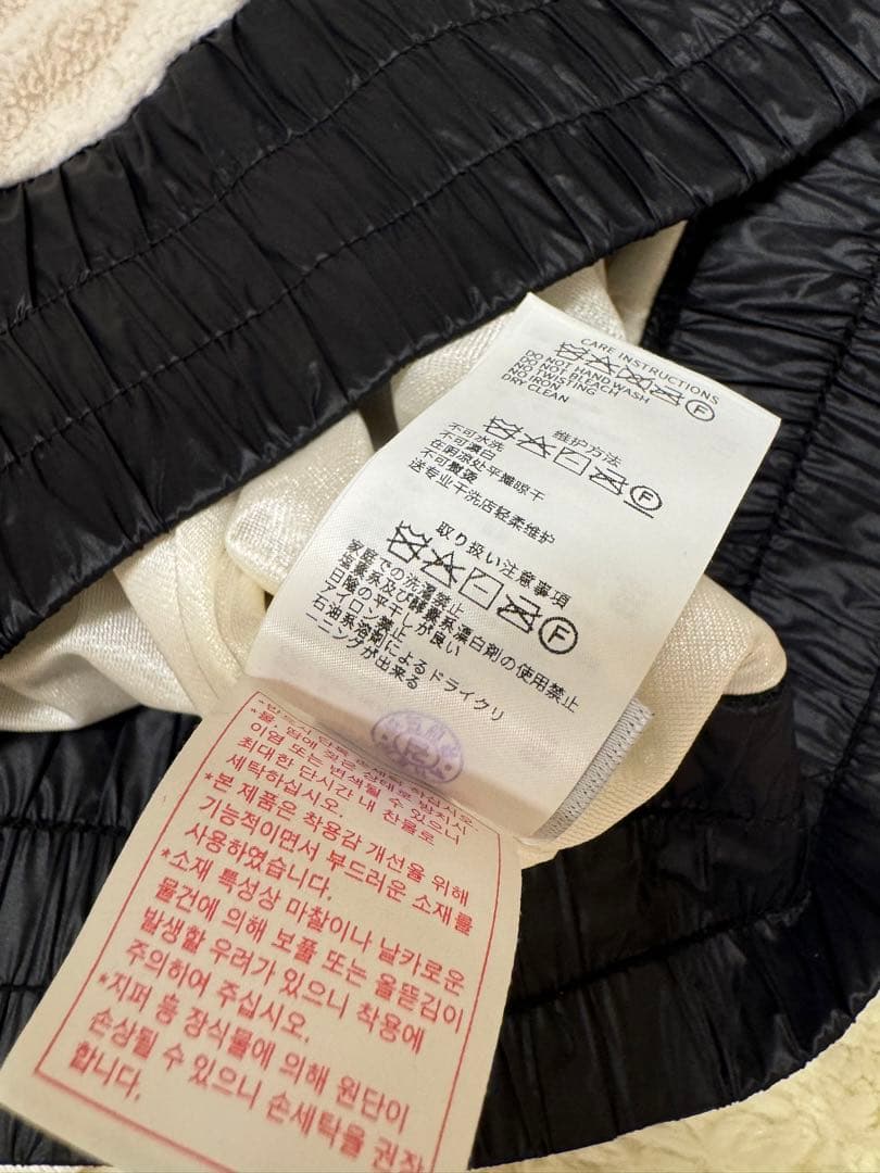 本物⭐︎アニューゴルフ⭐︎フリースフード付きボアレディースオフホワイト