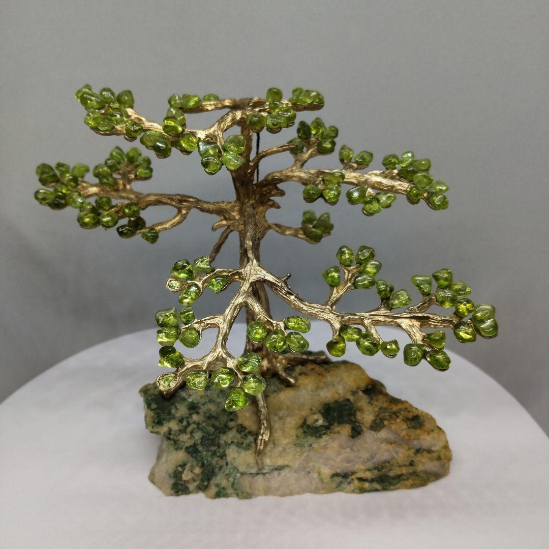 SWOBODA ペリドット 天然石 宝石ツリー ヴィンテージ 希少品