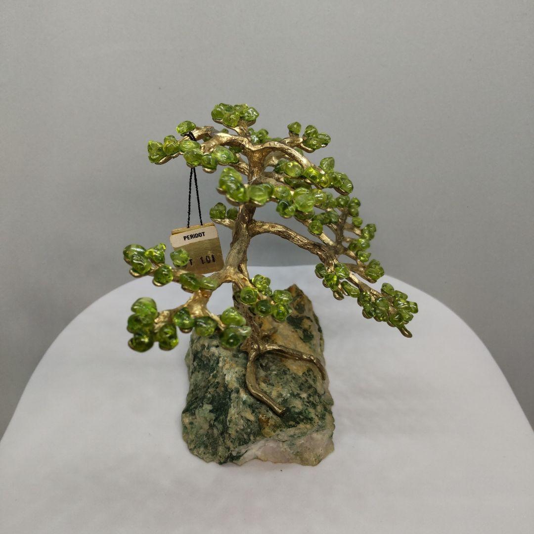 SWOBODA ペリドット 天然石 宝石ツリー ヴィンテージ 希少品